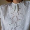 The embroidered 1950’s cotton blouse - Size up to 38 - Image 6