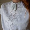The embroidered 1950’s cotton blouse - Size up to 38 - Image 7