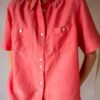 The raspberry pink 100% silk blouse - Size up to L - Image 3