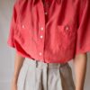 The raspberry pink 100% silk blouse - Size up to L - Image 4