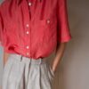 The raspberry pink 100% silk blouse - Size up to L - Image 2