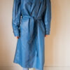 The denim blue coated cotton trenchcoat - Size up to L - Image 9