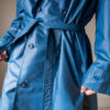 The denim blue coated cotton trenchcoat - Size up to L - Image 10