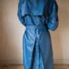 The denim blue coated cotton trenchcoat - Size up to L - Image 13