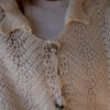 The scallop crochet cardigan in wool - Size up to 40 - Image 7