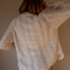 The scallop crochet cardigan in wool - Size up to 40 - Image 2