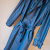 The denim blue coated cotton trenchcoat - Size up to L - Image 15