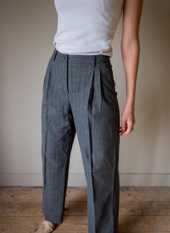 The perfect pinstripe tailored pant - Size up to 34 - Image 2