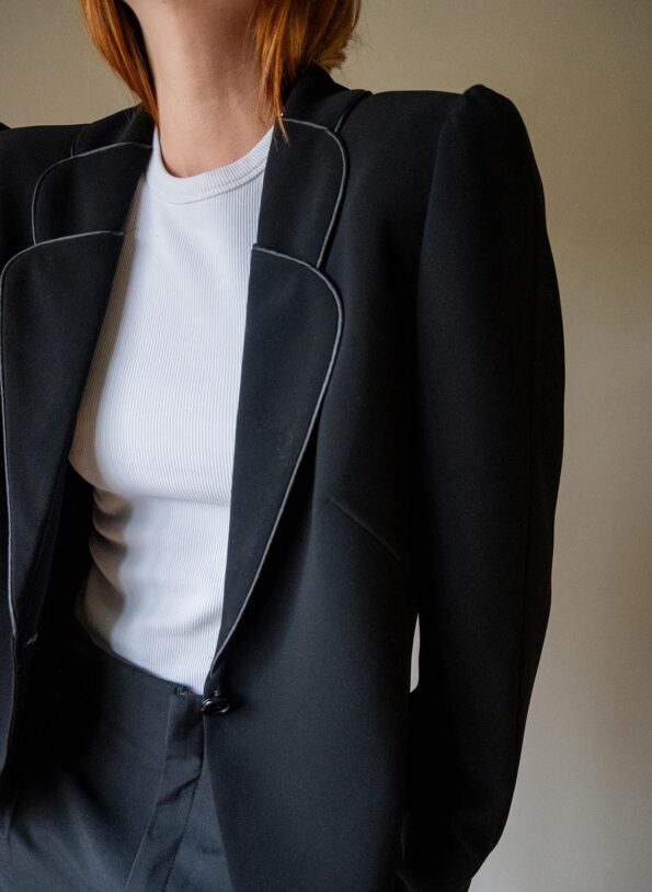 The detailed collar blazer - Size up to 40