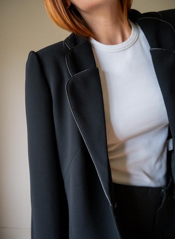 The detailed collar blazer - Size up to 40 - Image 5