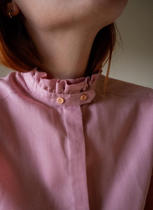 The ruffle blouse in pink - Size up to 36 - Image 6