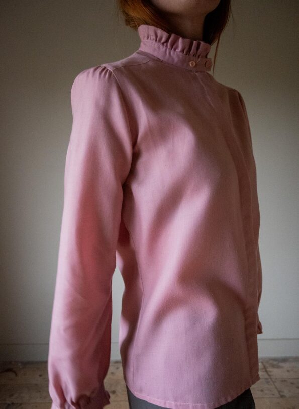 The ruffle blouse in pink - Size up to 36 - Image 7