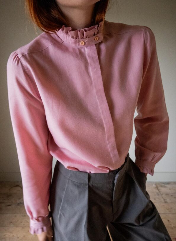 The ruffle blouse in pink - Size up to 36 - Image 10