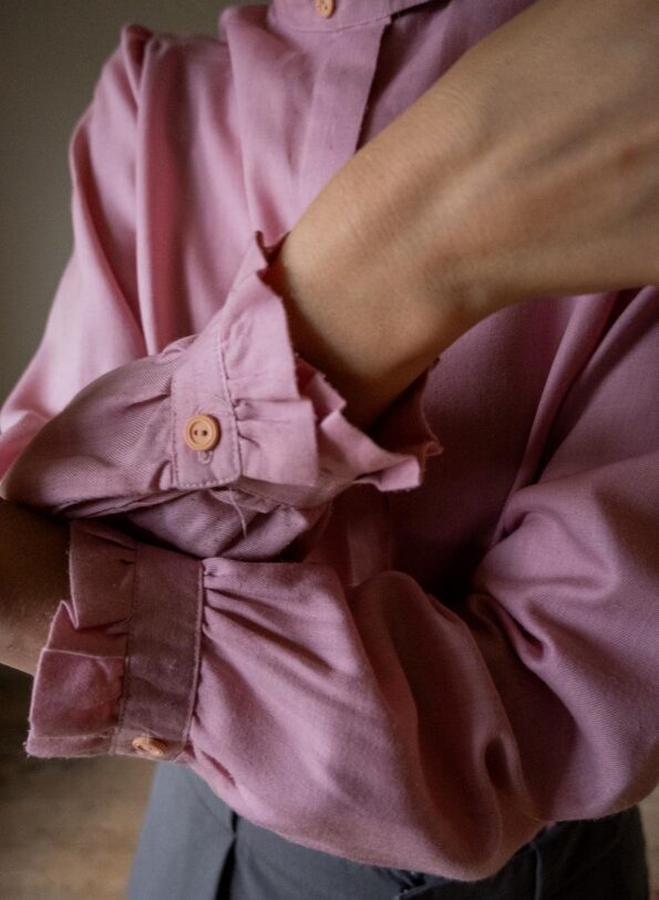 The ruffle blouse in pink - Size up to 36 - Image 11