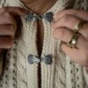 The metal detailed aran cardigan - Size up to 42 - Image 2