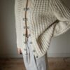 The metal detailed aran cardigan - Size up to 42 - Image 10