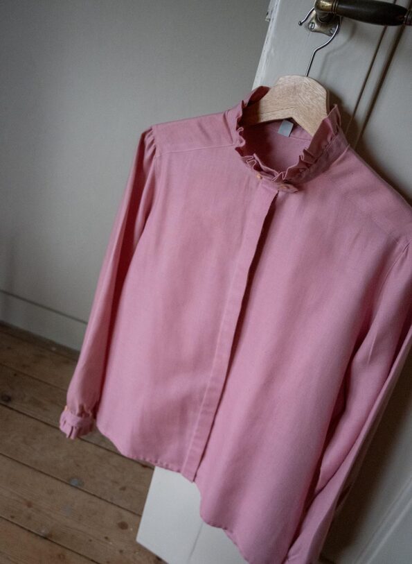 The ruffle blouse in pink - Size up to 36 - Image 3