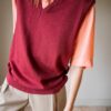 The burgundy Spencer in 100% wool - Size up to 40