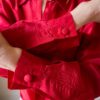 The 100% silk red blouse - Size up to 38 - Image 4