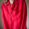 The 100% silk red blouse - Size up to 38 - Image 3