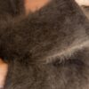 The deep brown Angora wool cardigan - Size up to 38 - Image 3