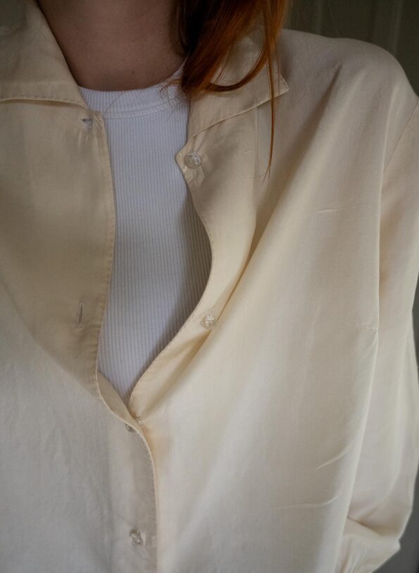 The perfect 100% silk slub blouse - size up to 38 - Image 5