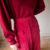The 100% silk red skirt co-ord - Size 36 up to 40 - Image 5