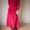 The 100% silk red skirt co-ord - Size 36 up to 40 - Image 8