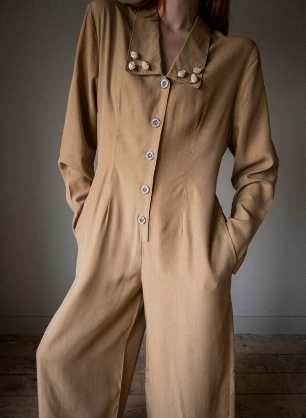 The rose applique jumpsuit - Size up to 38 - Image 4
