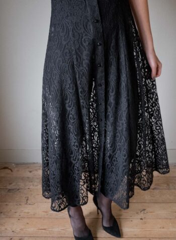 The lace transparent dress - Size up to S