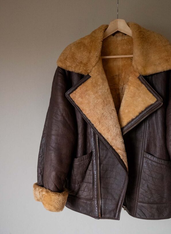 The vintage aviator lammy coat - Size up to 40 - Image 3