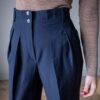 The navy blue tailored pant - Size up to XS - Image 3