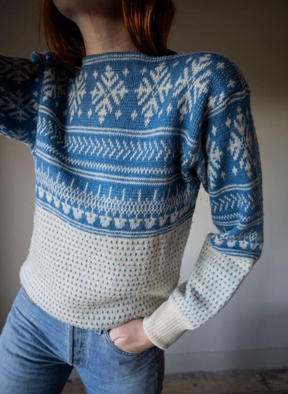 The nordic double knit in 100% wool - Size up to 36 - Image 3