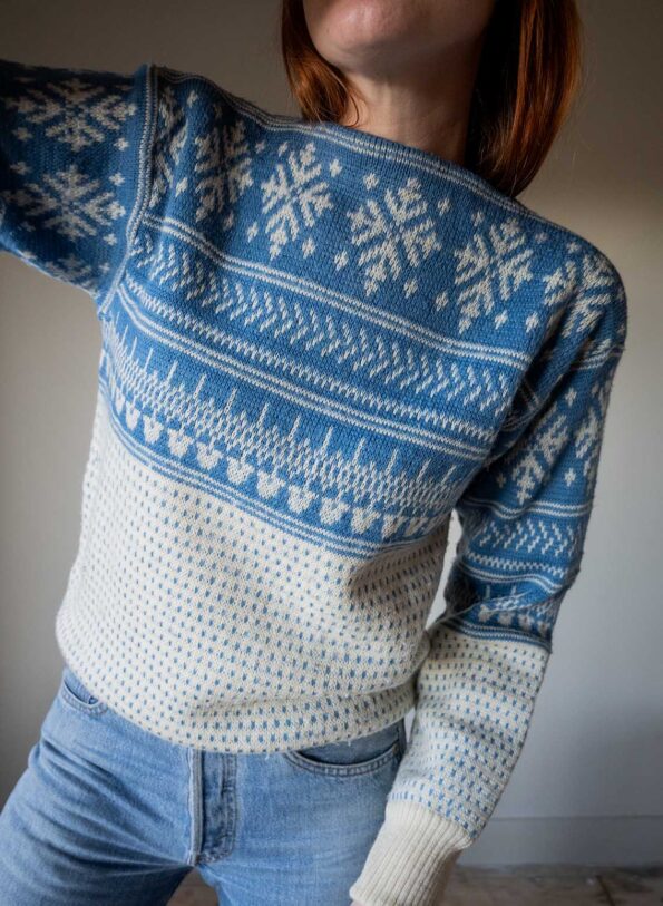 The nordic double knit in 100% wool - Size up to 36 - Image 4