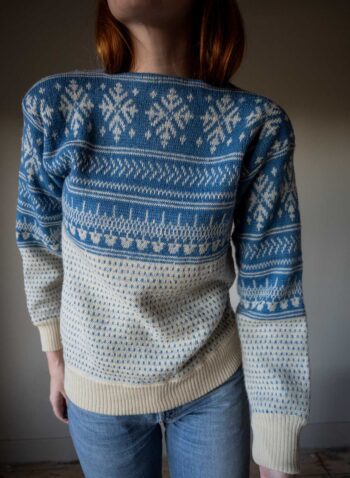 The nordic double knit in 100% wool - Size up to 36