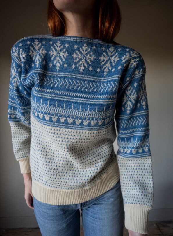 The nordic double knit in 100% wool - Size up to 36