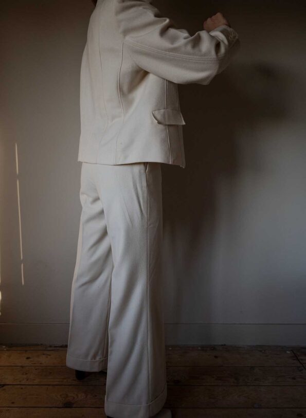 The off white wool SUIT - Size up to 36 - Image 11