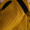 The ochre yellow 100% silk detailed blouse - size up to 38 - Image 6