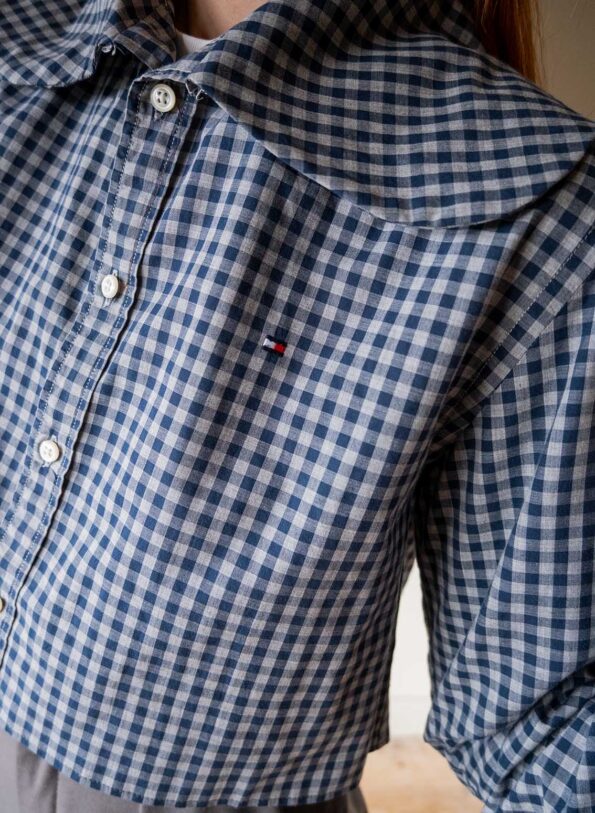 Andpause upcycled: The Cropped collar blouse - Image 7