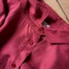 The raspberry 100% silk blouse - Size up to 42 - Image 2