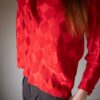 The diamond weave 100% silk blouse - Size up to 38 - Image 7