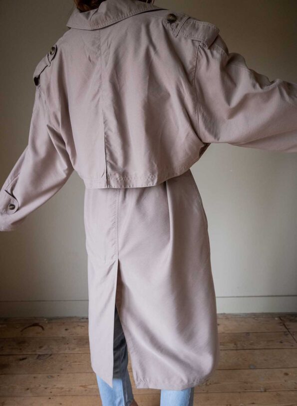 The light taupe trench - Size up to 42 - Image 4