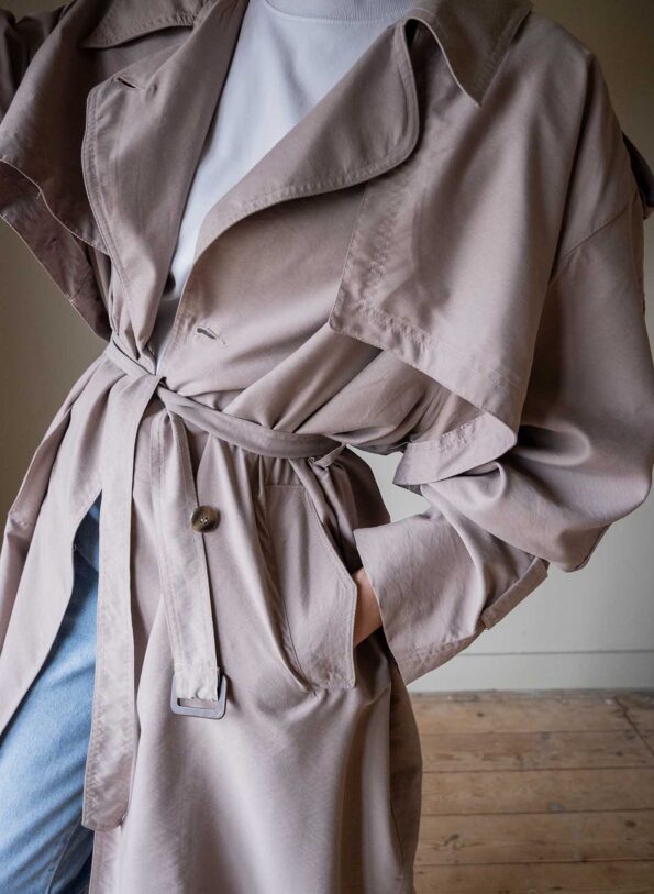 The light taupe trench - Size up to 42 - Image 5