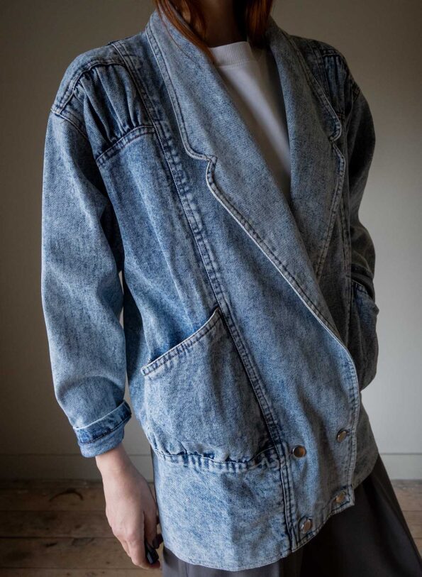 The 1980’s denim jacket - Size up to L - Image 9