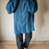 The petrol colored 100% silk shirt - Size up to 42 - Image 5