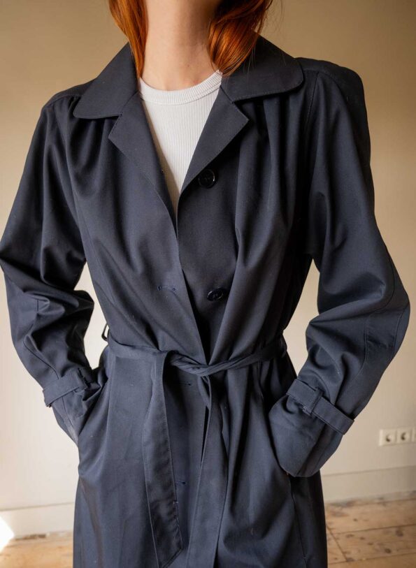 The navy blue spring trench - Size up to 38 - Image 7