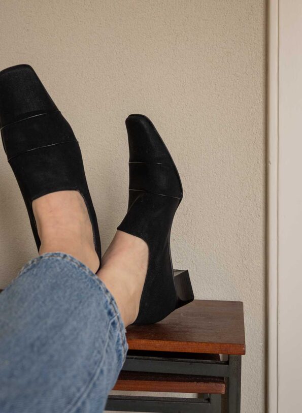 The leather and mesh loafer - Size 40 - Image 5