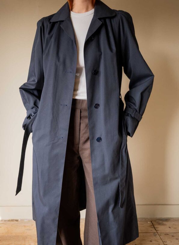 The navy blue spring trench - Size up to 38