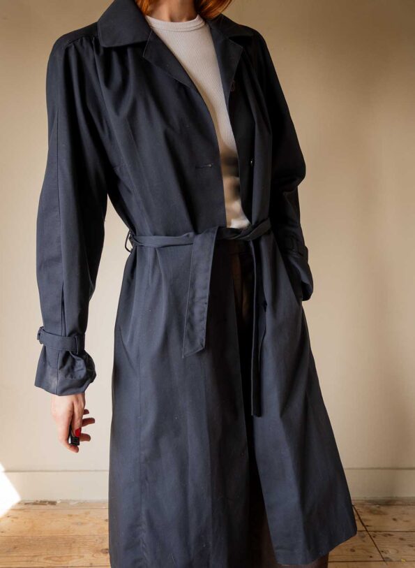 The navy blue spring trench - Size up to 38 - Image 3