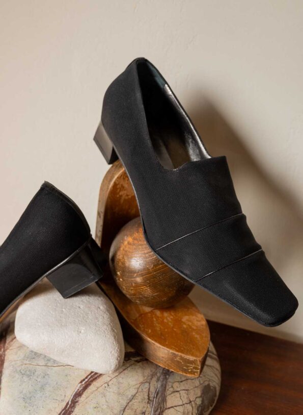 The leather and mesh loafer - Size 40